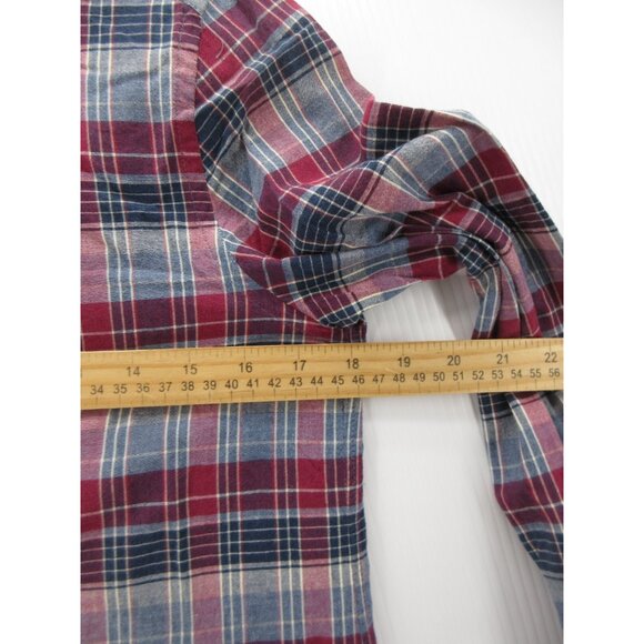 Journal Standard Shirt XS Red Japanese Button Up Shirt Plaid Colorful * - Picture 6 of 12